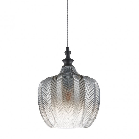 Italux PND-8014-1A-SM Pendelleuchte Sabres 1x60W | E27 - matt, schwarz, grau
