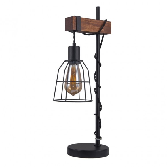 Italux TB-4793-1-L Tischleuchte Reda 1x40W | E27 - schwarz, matt