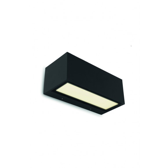 Lutec 5189112012 LED-Außenwandleuchte Gemini 1x21W | 1230lm | 3000 K | IP54 - schwarz