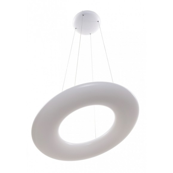LEDKO 00212 LED Hängeleuchte Deckenleuchte Donut 1x44W|3000K - weiß