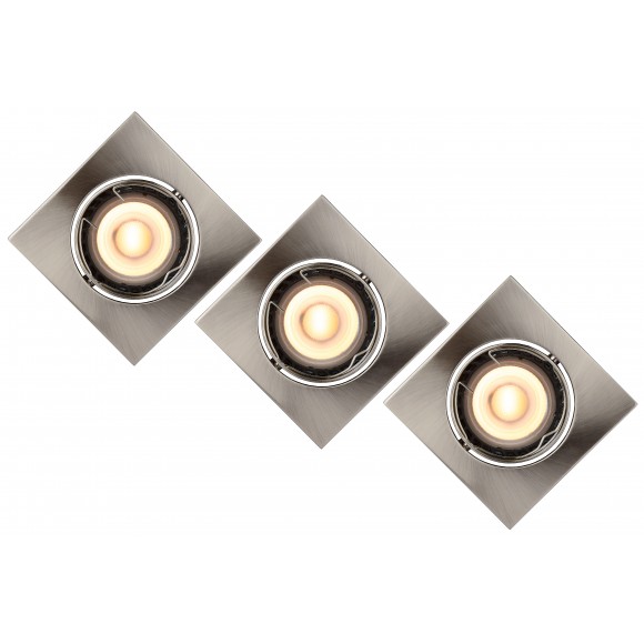Lucide 11002/15/12 LED Deckenleuchte Focus 3x5W | GU10 | 3000K