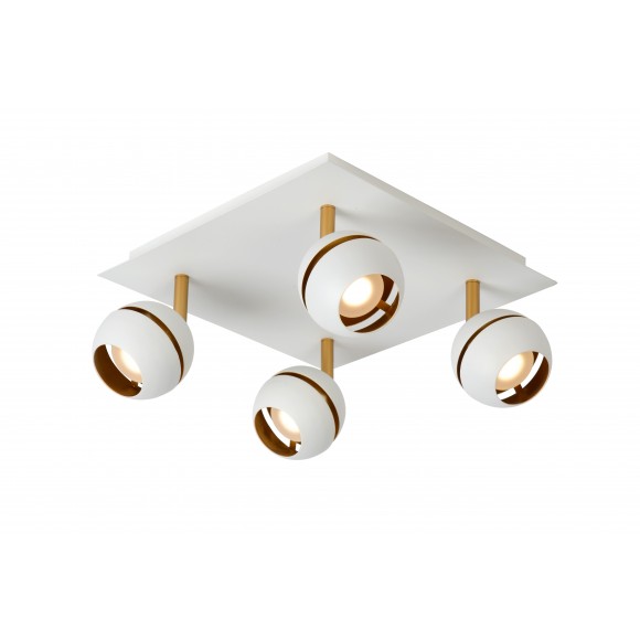 Lucide 77975/20/31 LED Decken- und Spotleuchte Binari 4x5W | 2700K