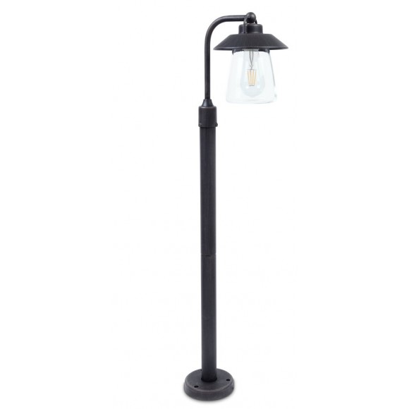 Lutec 7264210213 Außenstehleuchte Cate 1x60W | E27 | IP44 - rustikales Look