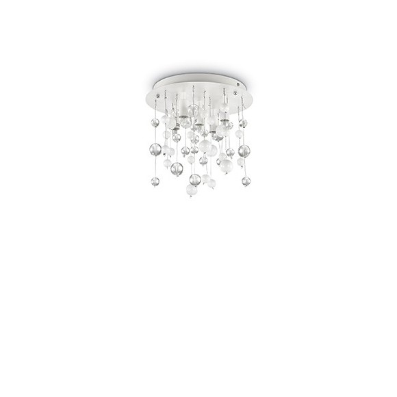 Ideal Lux 113593 Neve Deckenleuchte 5x40W | G9 - weiß