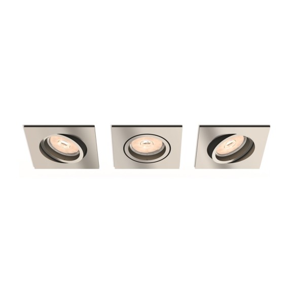 Philips 50403/17/PN Spotleuchte Donegal 3x5,5W | GU10 - Dreierpack