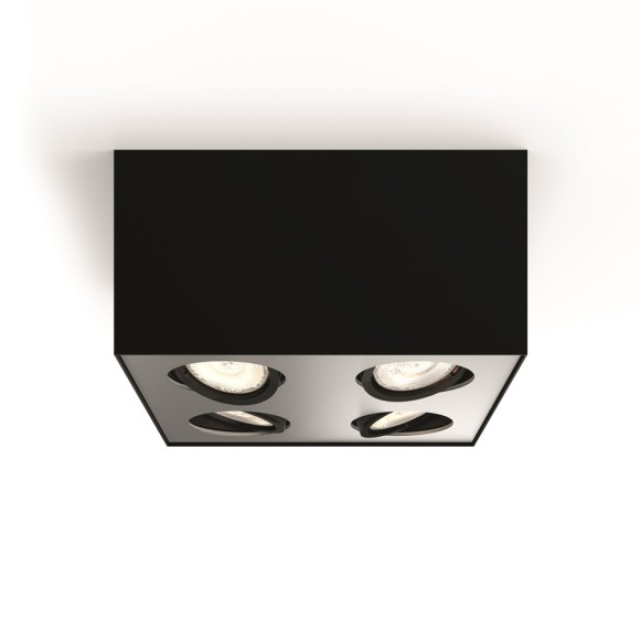 Philips 50494/30/P0 LED Decken- und Spotleuchte Box 4x3,5W | 2200-2700K