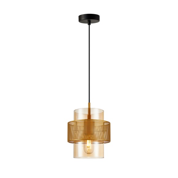 Italux PND-22132-1S-GD-AMB Pendelleuchte Vinoti E27
