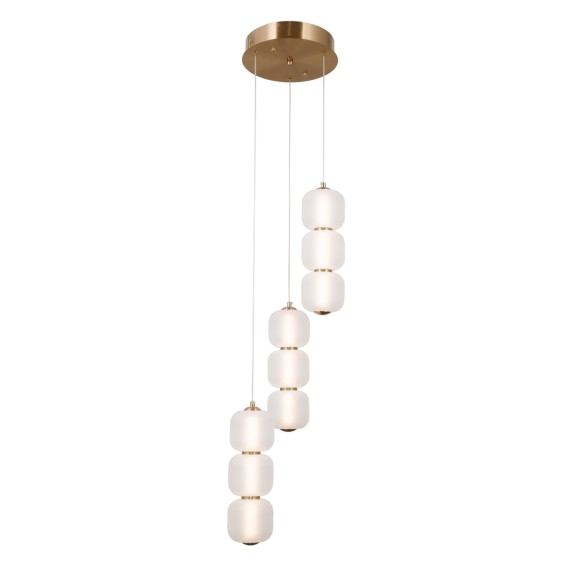 Italux PND-34362-9-HBR-OPAL LED Pendelleuchte Ganti | 20W LED | 2170lm | 3000K