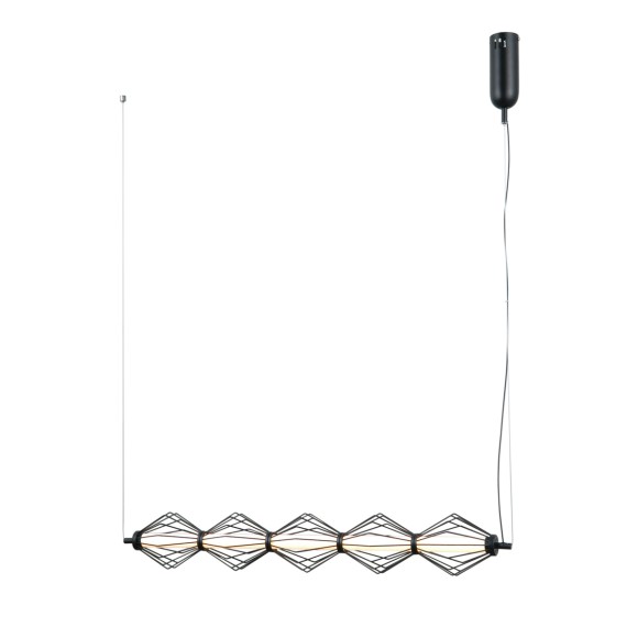 Italux PND-34403-5-BK LED Pendelleuchte Sevil | 25W LED | 1288lm | 3000K