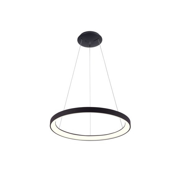 Italux PND-53675-048RPC-BK LED Pendelleuchte Vico | 38W integrierte LED-Quelle | 3200lm | 3000+4000K
