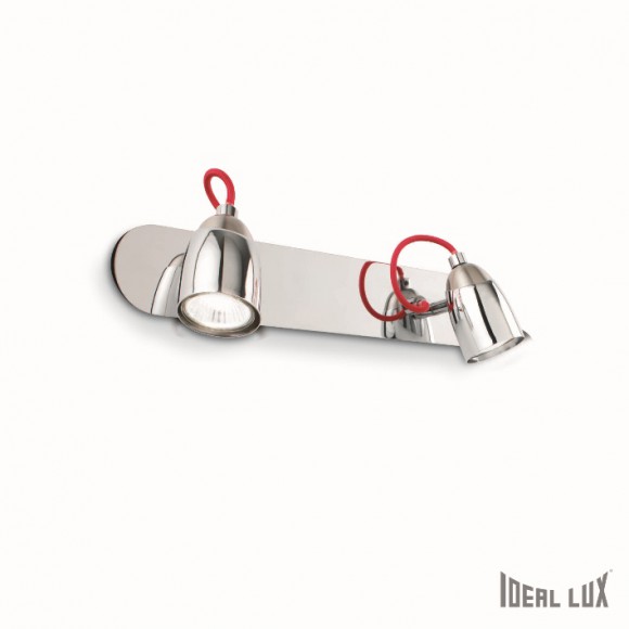 Ideal Lux 052250 Wand- und Spotleuchte 2x28W Pollicino | GU10 - rot