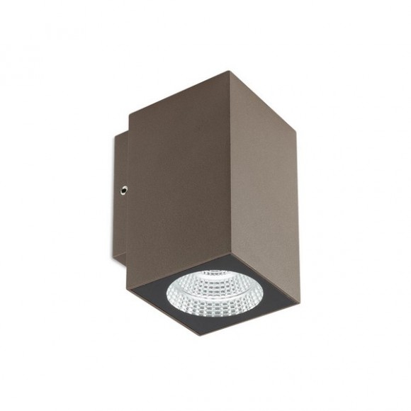Redo 90086 QUAD Außenwandleuchte CREE COB LED 3W | 360/280lm | 3000 K | IP65 - braun