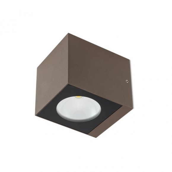 Redo 90102 TEKO Außenwandleuchte CREE COB LED 2x6W | 1332/980lm | 3000 K | IP65 - braun