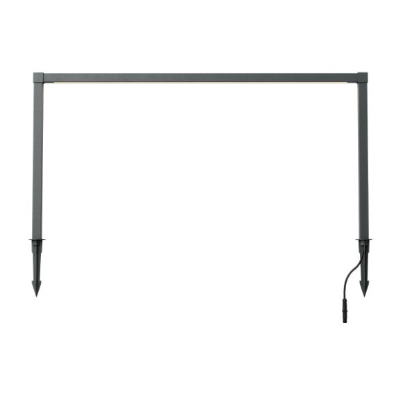Redo 90621 LED Gartenleuchte BARRIER | 15W integrierte LED-Quelle | 1300/625lm | 3000K
