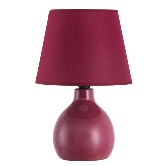 Rabalux 4478 Ingrid textile Lampe E14 1x40W bordo