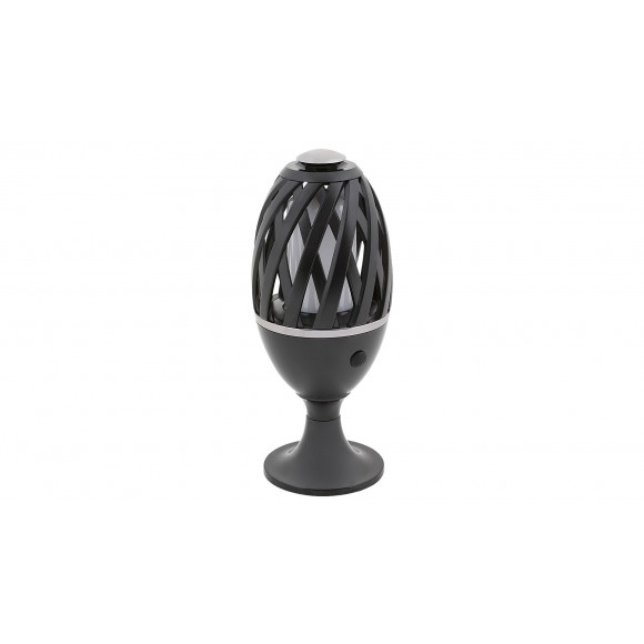 Rabalux 8946 Flamenco dekorative Lampe mit Schalter schwarz LED 5W IP65