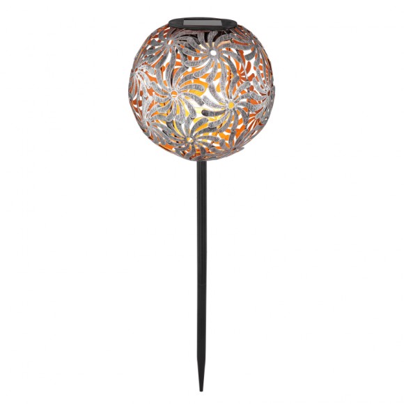 Globo 33632 LED Außen Solarleuchte 1x0,06w | 3000k | IP44 - Silber