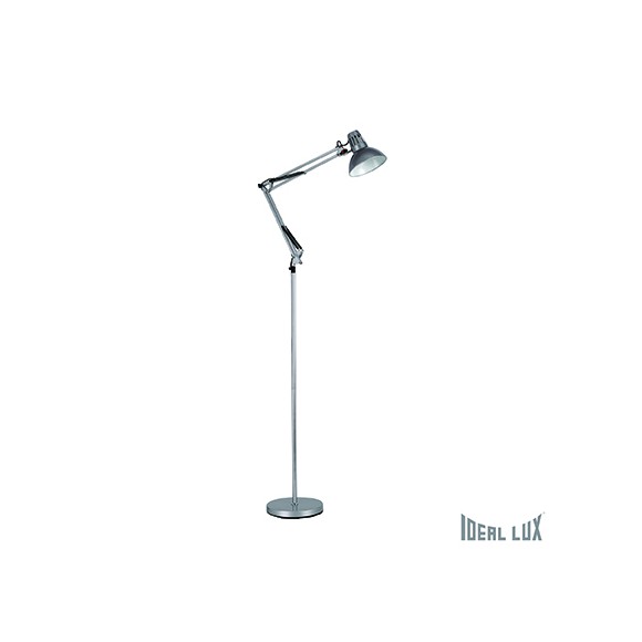 Ideal Lux Stehlampe Wally Argento PT1 1x40W E27 - Bürolampe