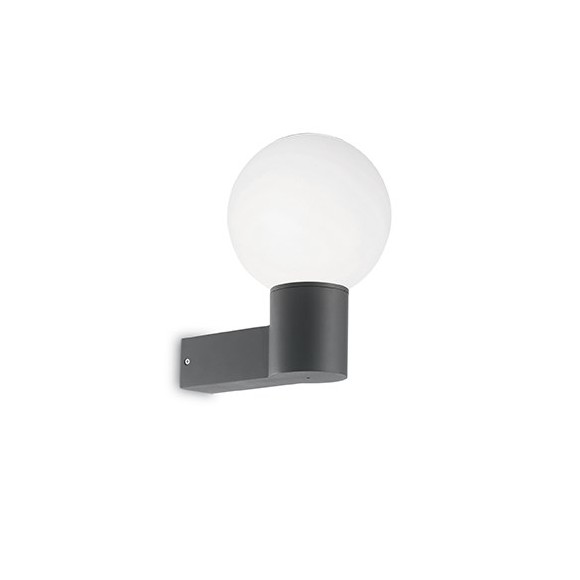 Ideal Lux 146584 Außenwandleuchte Symphony 1x60W | E27 | IP44 - schwarz