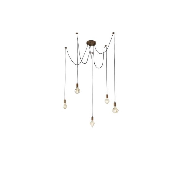 TRIO 310100562 Cord Hängeleuchte E27 5x60W