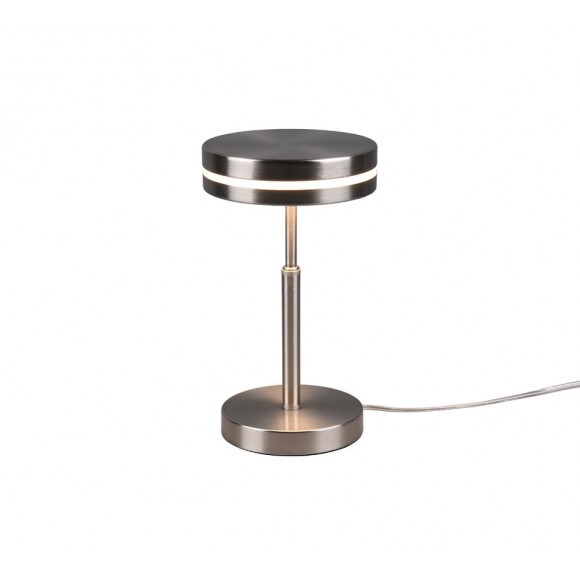 Trio 526510107 LED Tischlampe Franklin 1x6w | 700lm | 3000k - Kabelschalter, mattes Nickel