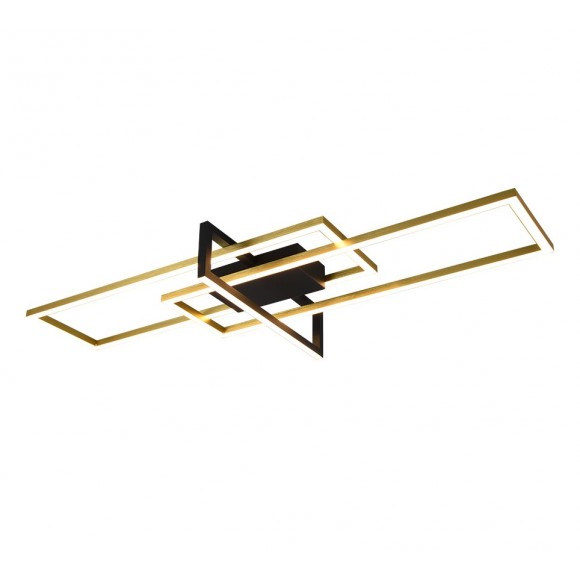 Trio 620310308 LED-Deckenleuchte 1x34w | SMD | 3900lm | 3000K - 3 Phase Dimmen, Messing