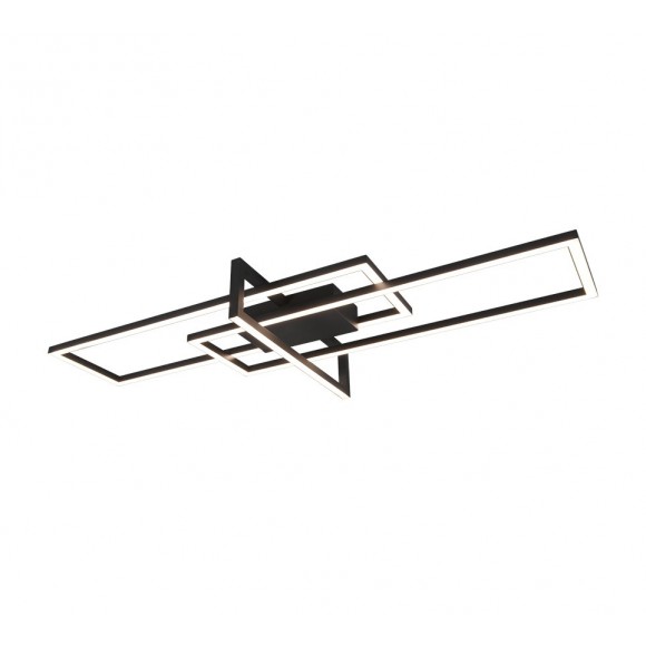 Trio 620310332 LED-Deckenleuchte Salinas 1x34W | SMD | 3900lm | 3000K - 3 Phase Dimmen, mattschwarz