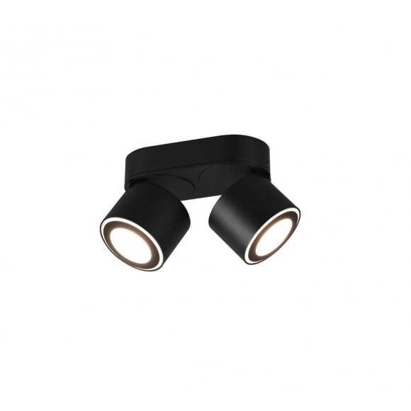 TRIO 652910232 LED Deckenleuchte Spotleuchte Taurus 2x3,5W 2x1,5W + | 900L | 3000K | IP20 - schwarz