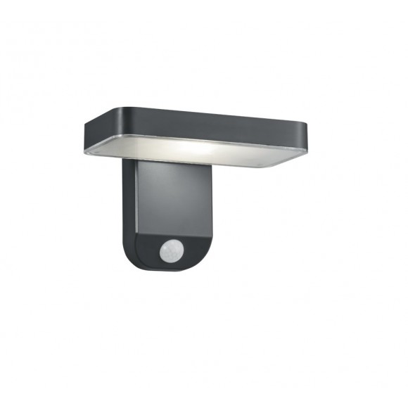 TRIO R22261142 LED Solar-Gartenwandleuchte Esquel 1x4,5W | 3000K | IP44 - mit Bewegungssensor