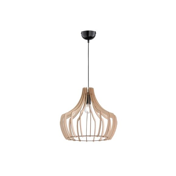TRIO R30253830 Wood Hängeleuchte E27 1x60W
