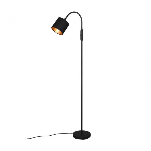Trio R46331079 Tommy Stehleuchten 1x40w | E14 - flexible Schulter, Gold, schwarz