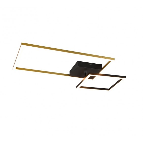 Trio R62642108 LED- Deckenleuchte Padella 1x25w | 3000lm | 3000k - einstellbar, 3-Phasen-Dimmen, Messing