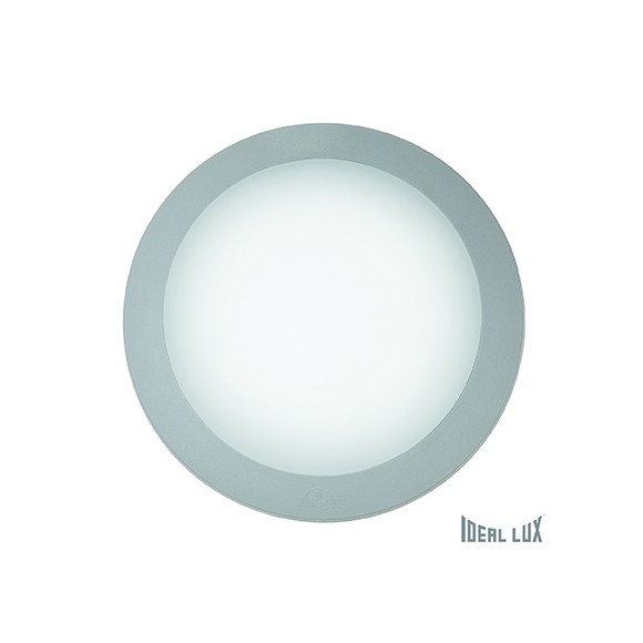 Ideal Lux Außenwandleuchte Big Bertha AP1 Grigio N GX53 LED 1x11W - grau