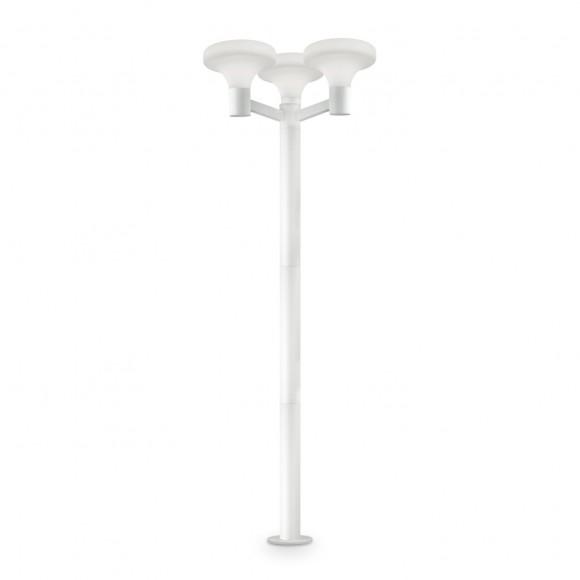 Ideal Lux 146904 Außenleuchte Sound 3x60W| E27 | IP44 - weiß