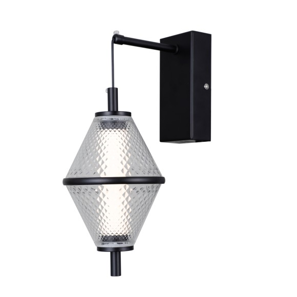 Italux WL-34395-1-BK LED Wandleuchte Fuente | 5W LED | 422lm | 3000K