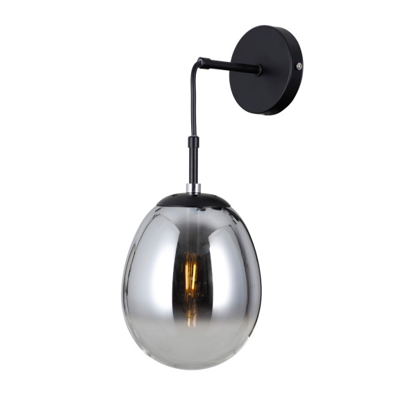 Italux WL-40825-1-BK Wandleuchte Meolo E14