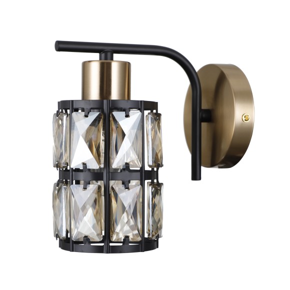 Italux WL-44236-1-BK-GD Menfi | 1x40W E27