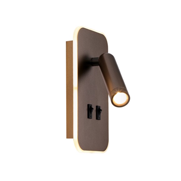 Italux WL-83957-1-CF LED Spot-Wandleuchte Doria | 8W LED | 559lm | 3000K