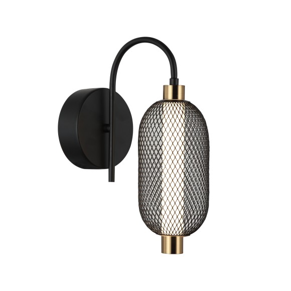 Italux WL-84283-1-BK LED Wandleuchte Marco | 6W LED | 310lm | 3000K