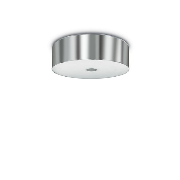 Ideal Lux Deckenanbauleuchte WOODY Bianco 5x60W E27 - chrom