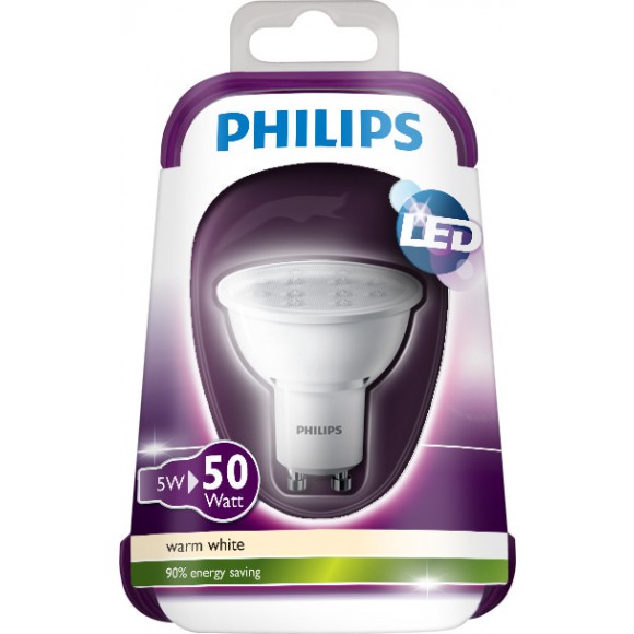 Leuchtmittel 5W -> ersetzt 50W GU10 - LED 50W GU10 WW 230V 36D ND