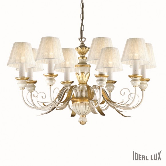 Ideal Lux Hängeleuchte Flora SP8 8x40W E14 - komplexe Beleuchtung, luxuriös