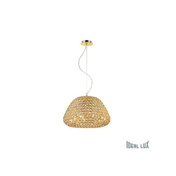 Ideal Lux Hängeleuchten - Kronleuchter KING 10x40W G9 - gold