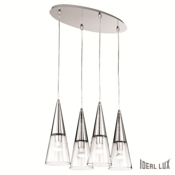Ideal Lux 083490 Pendelleuchte 4x40W Cono | E14