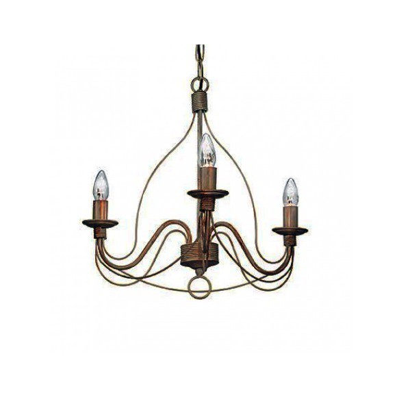 Ideal Lux Hängeleuchte Corte Ruggine SP3 3x40W E14 - antik rost