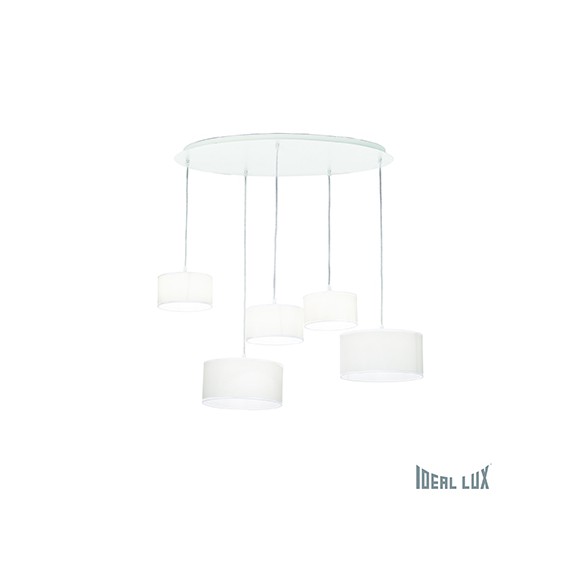 Ideal Lux EKOS Bianco 5x40W G9 Ideal Lux Pendelleuchte - Hängeleuchte weiß