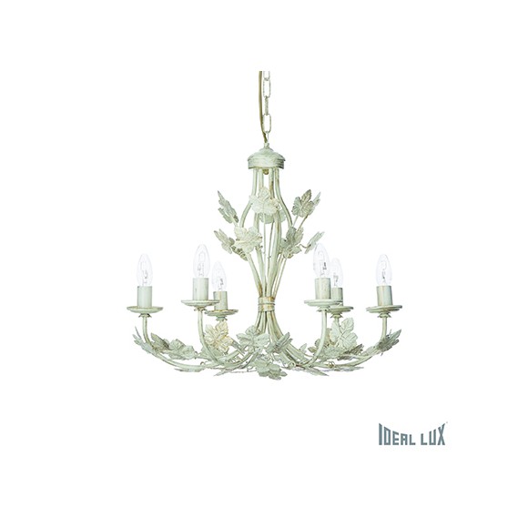 Ideal Lux 121857 Pendelleuchte 6x40W Champagne | E14