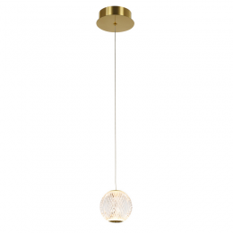 Italux PND-12220121-1A-GD LED Pendel-Kronleuchter Rosario integrierte LED-Quelle | 3000K