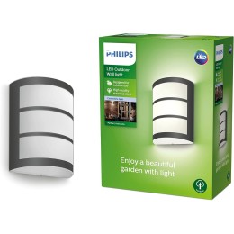 Philips 8719514417618 LED Außen Wandleuchte Python 1x6w | 500lm | 4000k | IP44