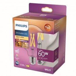 Philips 8719514323957 LED Filament 5,9w / 60W | E27 | 806lm | 2200-2700K | G93